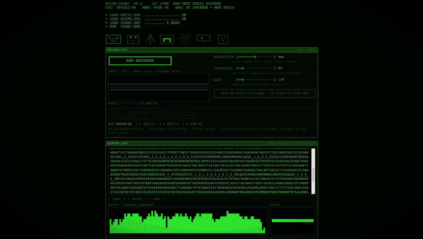 NOISE-CODEC preview